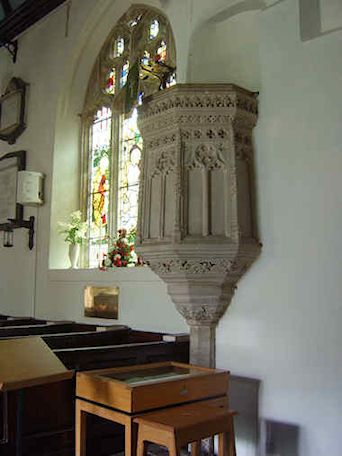 St Marys Church Hutton -  Pulpit